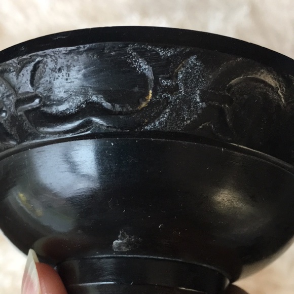 Heavy Pottery Barn Pillar Candle Holder Set of 2 - Picture 7 of 12